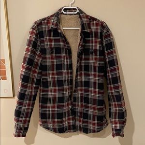 Wrangler Sherpa lined flannel